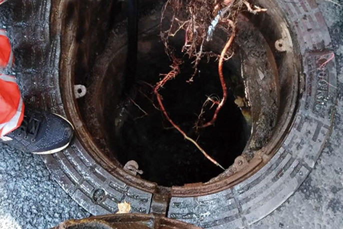 渔薪镇管道预处理